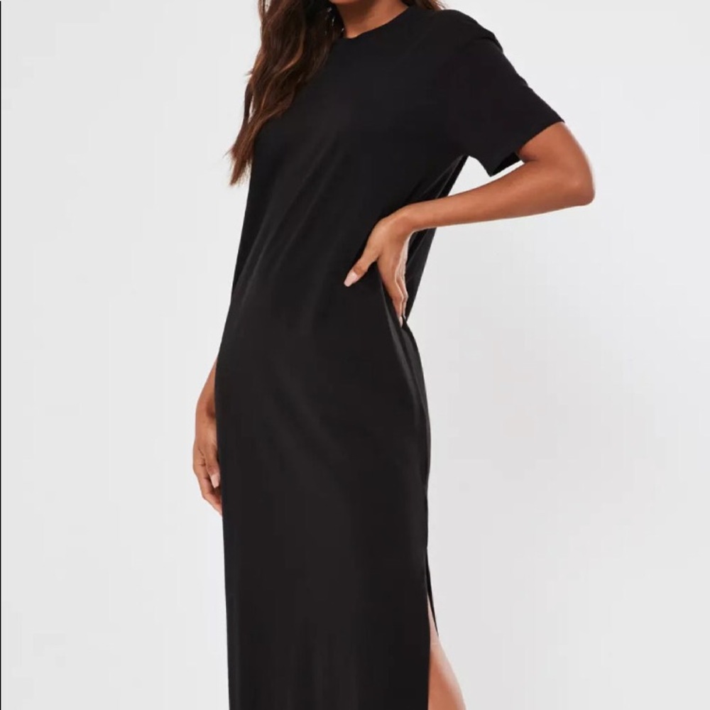 Missguided Petite T-Shirt Maxi Dress